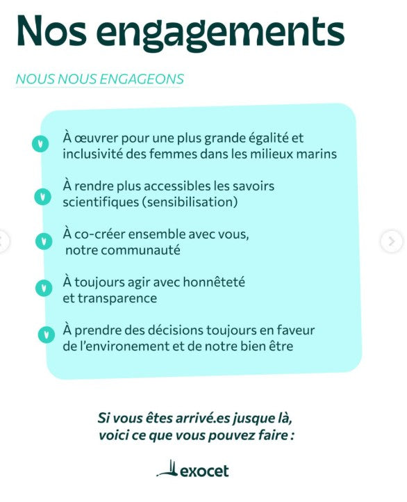 Manifeste Exocet : voici nos engagements et motivations
